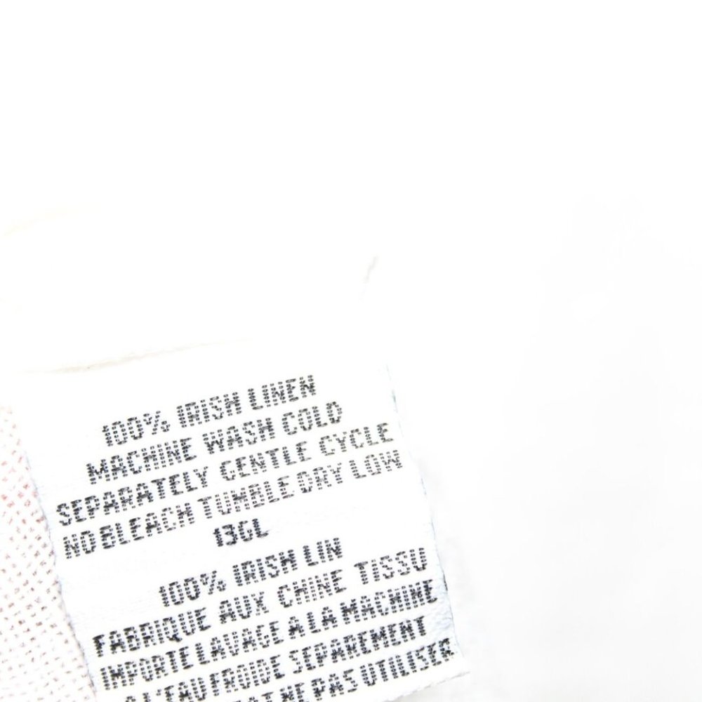 Eileen Fisher Women Linen Button Up Shirt Ivory Sheer Women's Size 3X H13692 - Picture 6 of 6